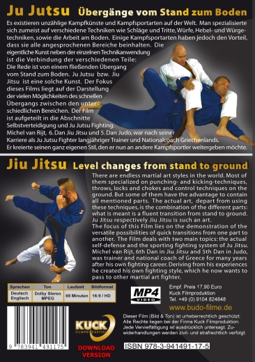 HD Film - Ju Jutsu/Jiu Jitsu Übergänge vom Stand zum Boden