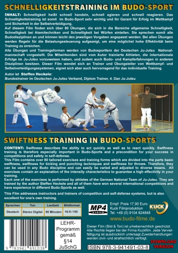 HD Film - Schnelligkeitstraining im Budo-Sport
