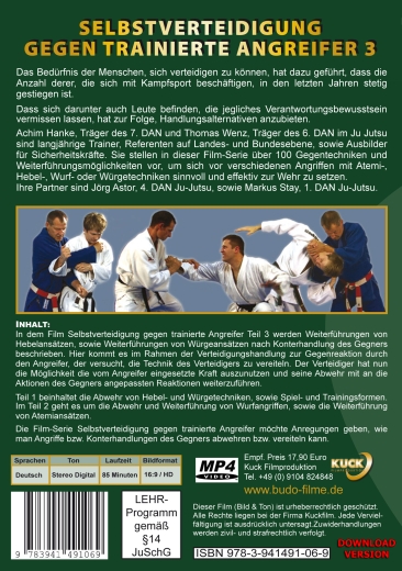 HD-Film Selbstverteidigung gegen trainierte Angreifer Teil 3
